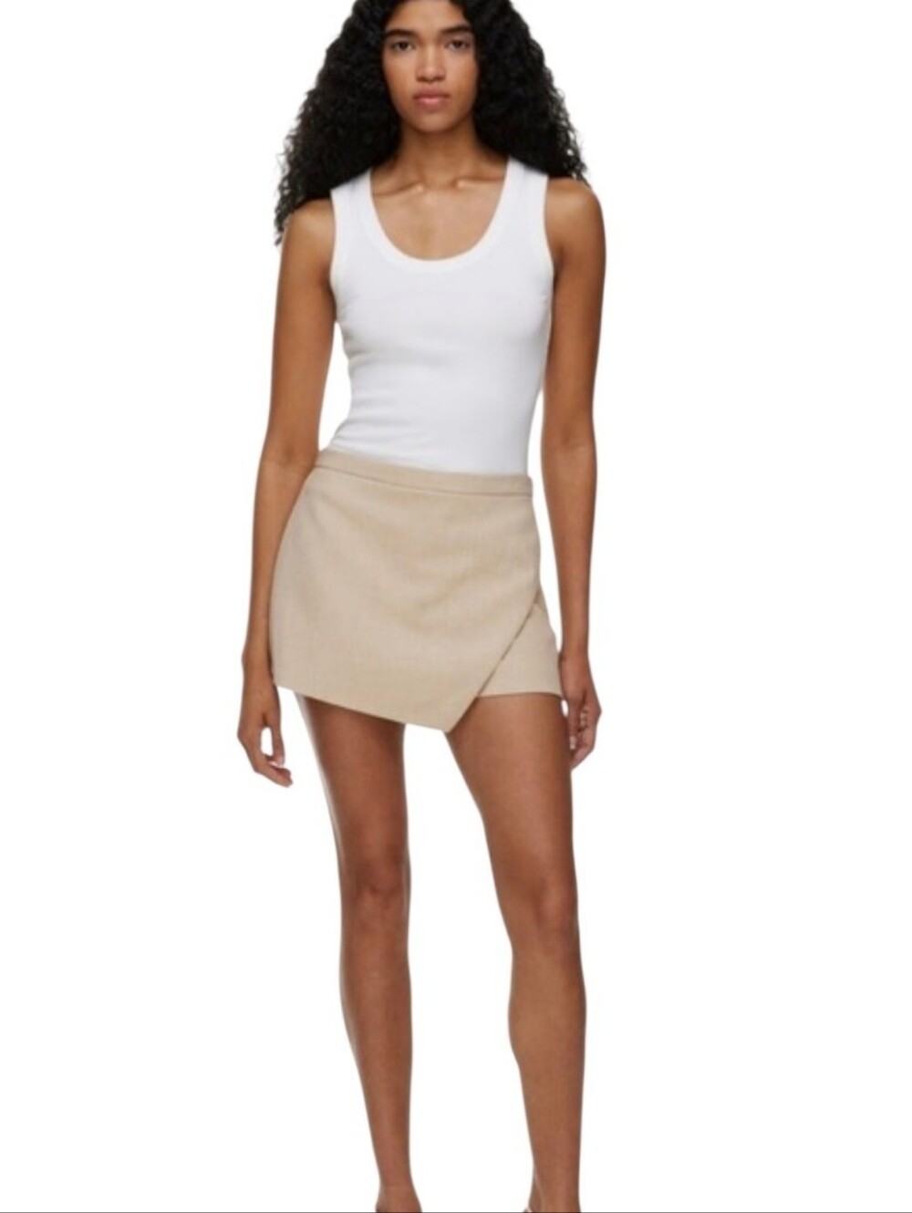 Babaton Aritzia Kelly Heather Matte Pearl Skort (Size 4 )  NWT